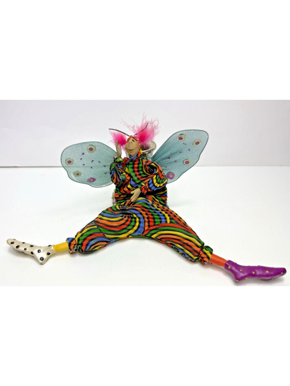 Kate Church Cirque du Soleil Bendable Figurine Collection Wings Fairy Doll 7"H